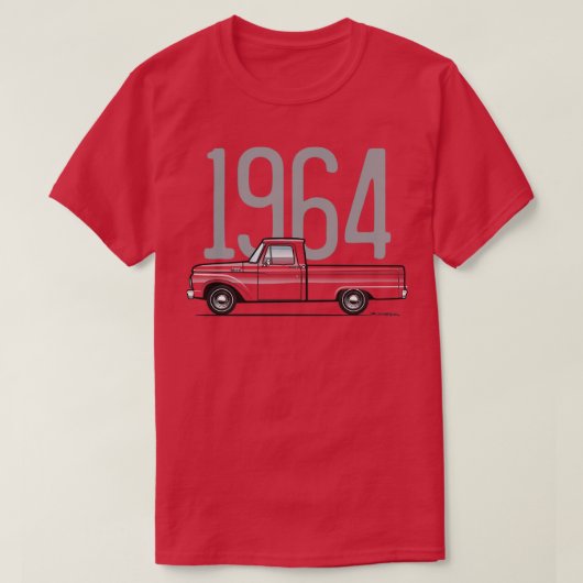 T-shirt Multicolor 1964 (Design devant)