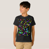 T-shirt Multicolor Christmas Star Rays-57191 (Devant entier)