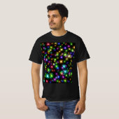 T-shirt Multicolor Christmas Star Rays-57191 (Devant entier)