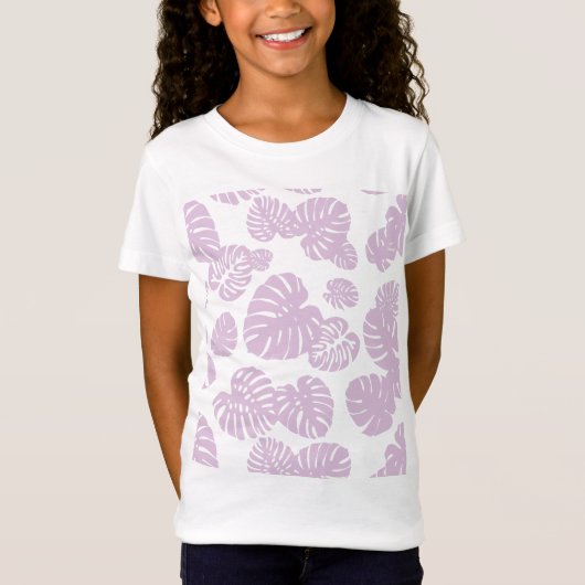 T-Shirt Multicolor Feuilles tropicaux 10 (Devant)