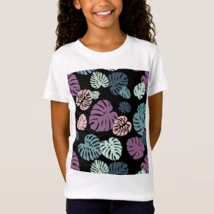 T-Shirt Multicolor Feuilles tropicaux 5