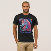 " T-SHIRT MULTICOULEUR UNICORN " (Devant entier)