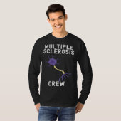 T-shirt Multiple Sclerosis Awareness Cute Quotes Family (Devant entier)
