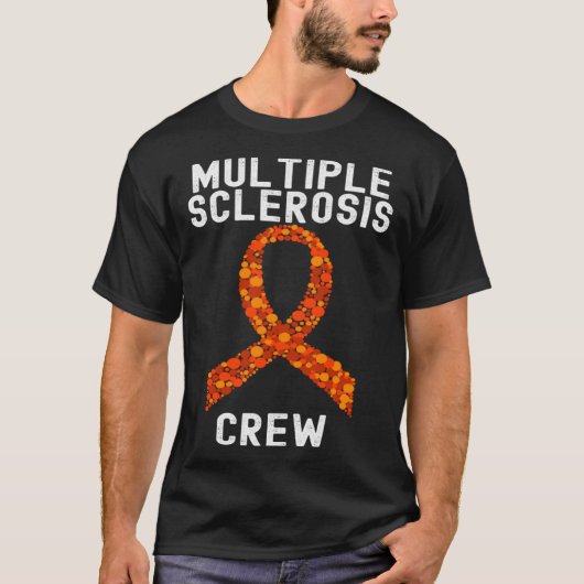 T-shirt Multiple Sclerosis Awareness Group Quotes Family (Devant)
