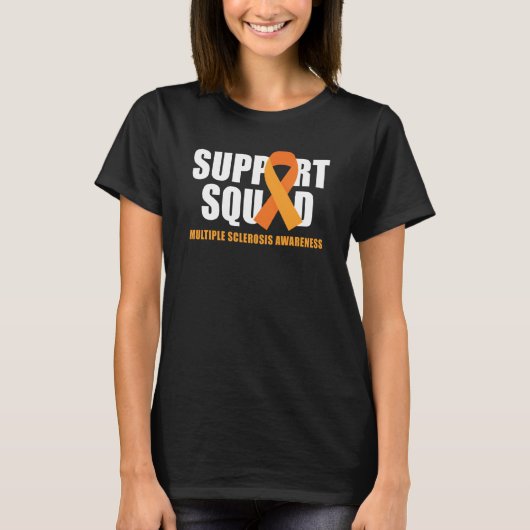 T-shirt Multiple Sclerosis Awareness Month Orange Ribbon a (Devant)