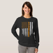 T-shirt Multiple Sclerosis Awareness Month Orange Ribbon a (Devant entier)