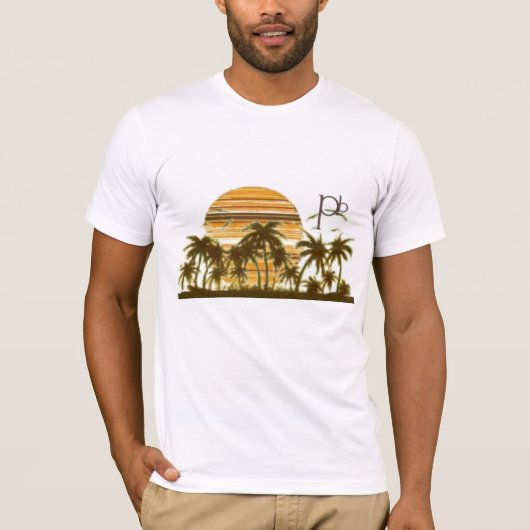 T-shirt MultiStripSunset (Devant)