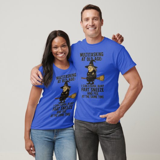 T-SHIRT MULTITÂCHE À L'ÂGE VIEUX JE PEUX COUPER, BRÛLER, R (Unisexe)