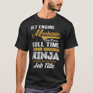 T-shirt Multitâche mécanique du moteur à réaction