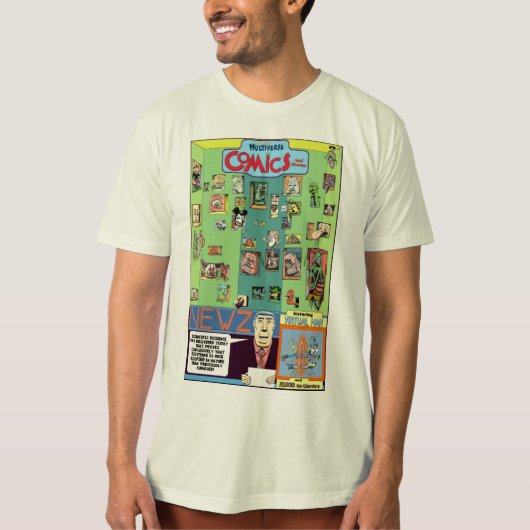 T-shirt "Multiverse Comics and Stories" (Devant)