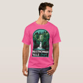 T-shirt Multnomah Falls Oregon (Devant entier)
