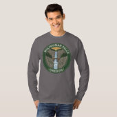 T-shirt Multnomah Falls Oregon (Devant entier)