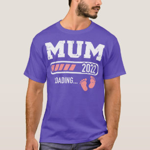 T-shirt Mum 2022 barre de chargement pour nouvelle maman