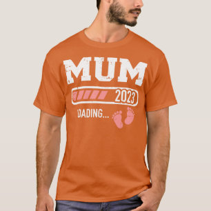 T-shirt Mum 2023 barre de chargement pour nouvelle maman