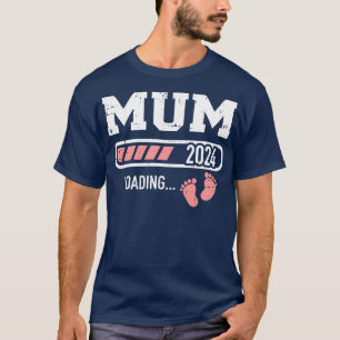 T-shirt Mum 2024 barre de chargement pour nouvelle maman