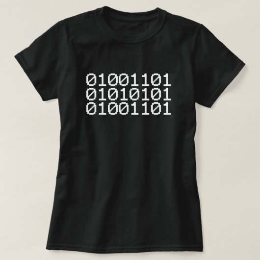 T-SHIRT MUM BINAIRE (Design devant)