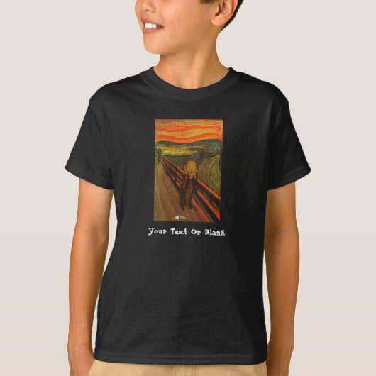 T-shirt Munch - Le cri de glace (Devant)