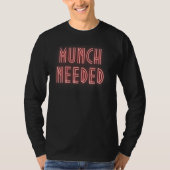 T-shirt Munch Needed in red (Devant)