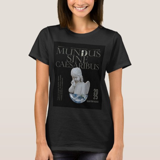 T-shirt Mundus Sine Caesaribus | Art unique (Devant)