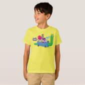 T-shirt Mung, Chowder, Shnitzel & Truffes en voilier (Devant entier)
