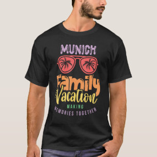T-shirt Munich Allemagne Vacances Famille Matching