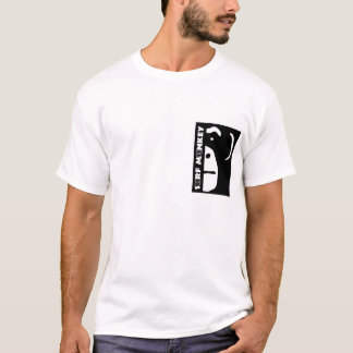 T-shirt Munkey font face au logo