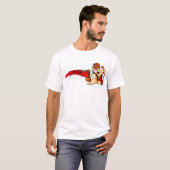 T-shirt munkey tordu (Devant entier)