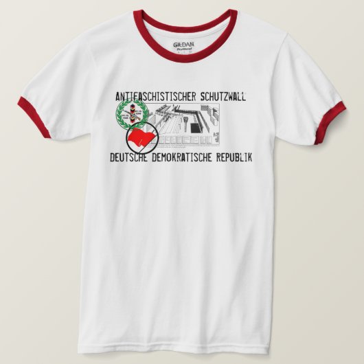 T-shirt Mur antifasciste de Berlin (Design devant)