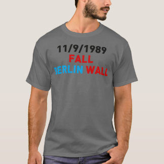 T-shirt Mur de Berlin automne 1989
