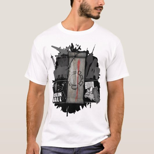 T-shirt Mur des voyous de Berlin (Devant)