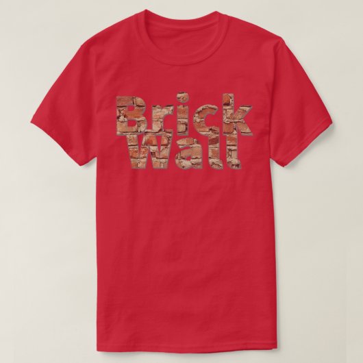 T-shirt Mur en briques (Design devant)
