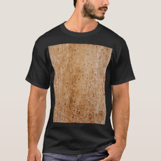 T-shirt Mur en fer rouillé, détail de texture.