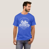 T-shirt Mur verte (rafting 2) (Devant entier)