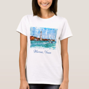 T-shirt Murano Lighthouse, Venice, Italy.