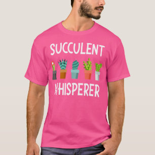 T-shirt Murmureur de Succulentes - Jardinier Amateur de Ca