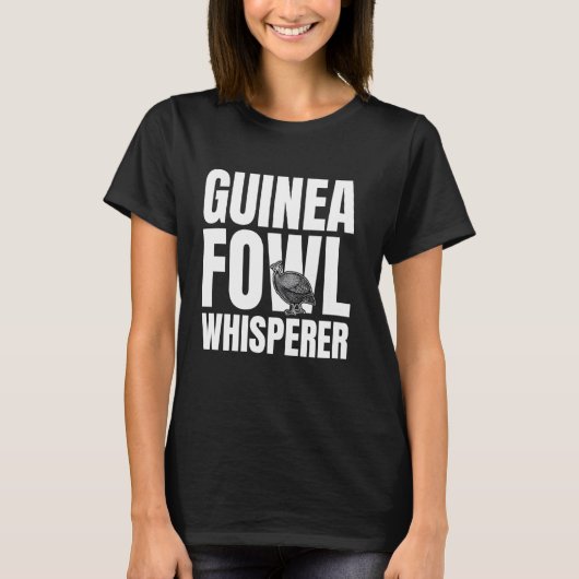T-shirt Murmureuse de Pintade Poulet Oiseau (Devant)