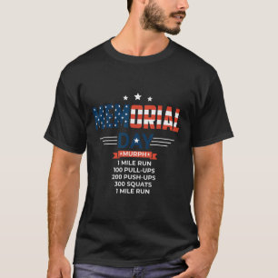T-shirt Murph 2021 Memorial Day Workout Patriotic Wod