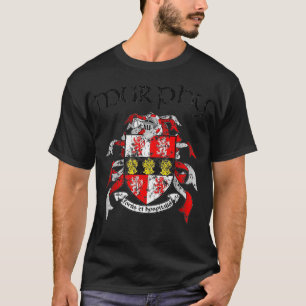 T-shirt Murphy Family Crest Armoiries Nom de famille Cadea