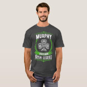 T-shirt Murphy Name Jour de la Saint Patrick Irish Legend (Devant entier)