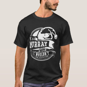 T-shirt Murray- Chapeau Noël Nom Personnalisé