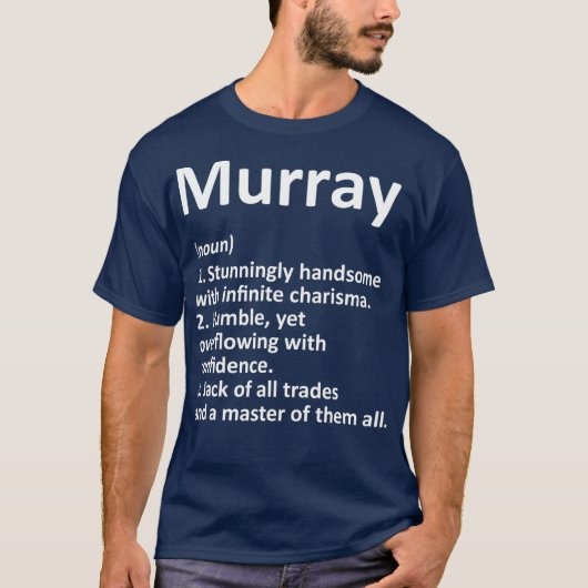 T-shirt MURRAY Définition Nom personnalisé Drôle cadeau (Devant)
