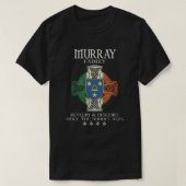 T-shirt Murray Family Ireland nom irish flag shamrock (Design devant)