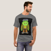 T-shirt Murray le monstre sur Black (Devant entier)