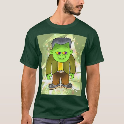 T-shirt Murray le monstre sur Green (Devant)
