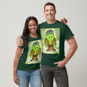 T-shirt Murray le monstre sur Green (Unisexe)
