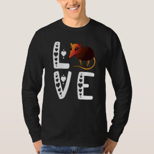 T-shirt Musaraigne éléphant Amour Sengi Musaraigne élépha