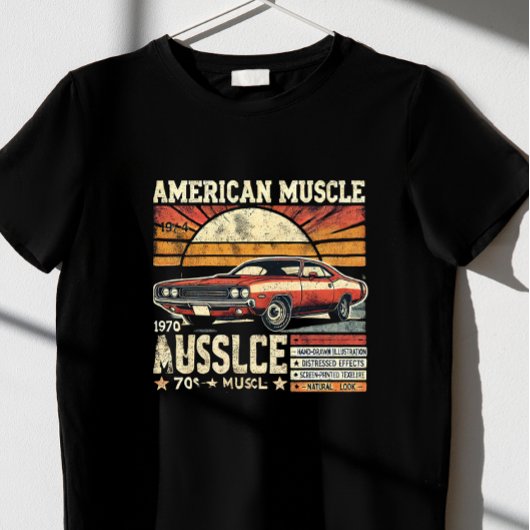 T-shirt Muscle américain