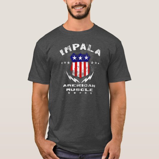 T-shirt Muscle américain v3 d'impala (Devant)