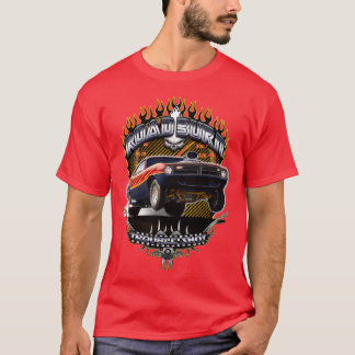 T-shirt Muscle Car Barracuda Road Burn