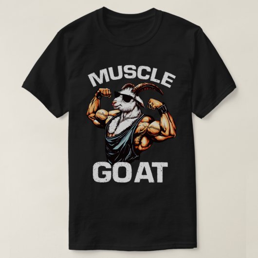 T-shirt Muscle de chèvre (Design devant)